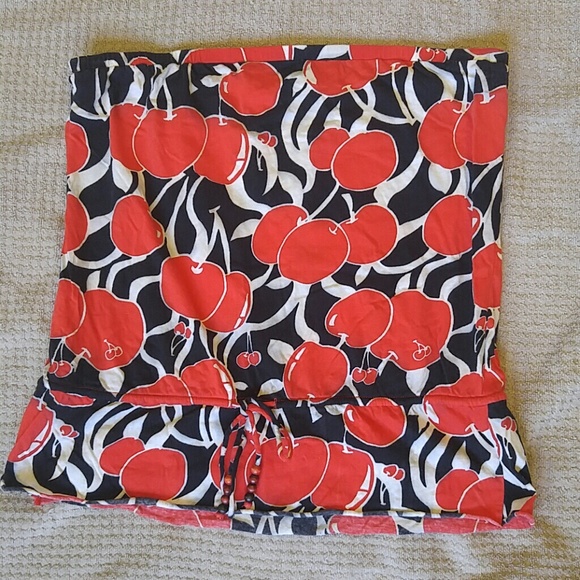 Lux Cherry Print Tube Top - Picture 4 of 7